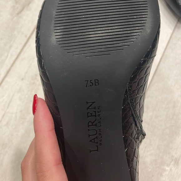 Ralph Lauren snake skin Kitten Heel Boots - Picture 3 of 8